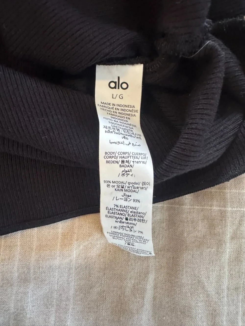 Alo En Pointe Tank Black